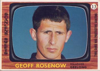 1967 Scanlens VFL #13 Geoff Rosenow Front